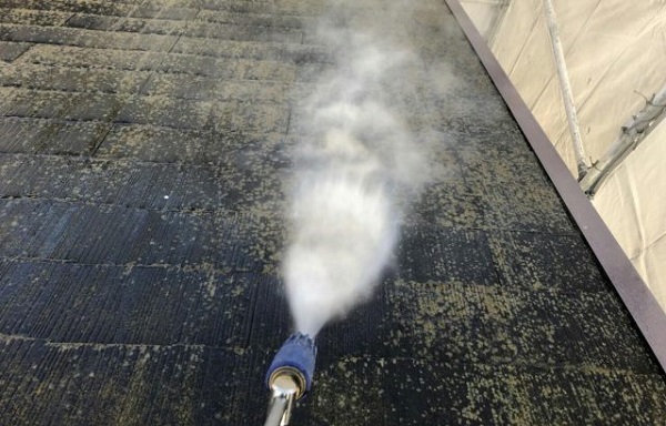 神奈川県茅ヶ崎市　外壁塗装　屋根塗装　下地処理　高圧洗浄