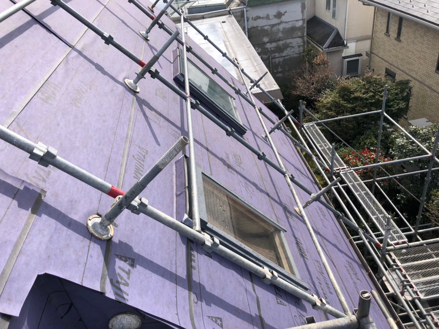 神奈川県藤沢市　屋根葺き替え工事　葺き替え工事の流れ