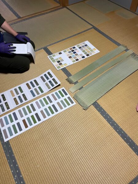 神奈川県茅ヶ崎市　屋根葺き替え・内装工事　畳ゴザと縁の打ち合わせを行いました！